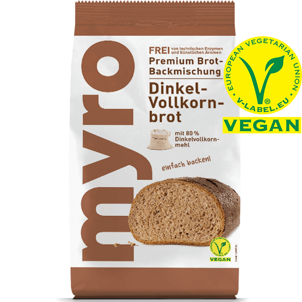myro Premium Brotbackmischung Dinkel-Vollkornbrot vegan